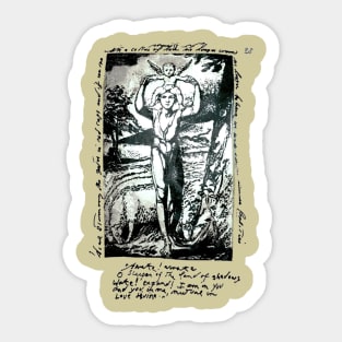 The Shepherd - Awake! Awake! - William Blake Sticker